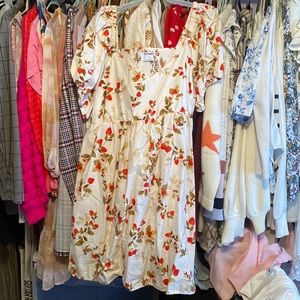 Old Navy Strawberry Print Dress Sz XL